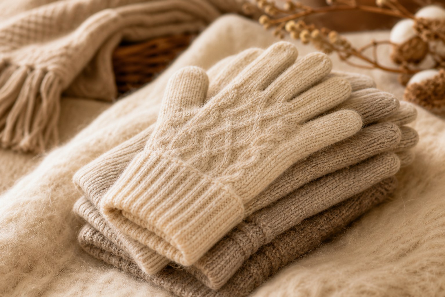 Grey sheepskin rug