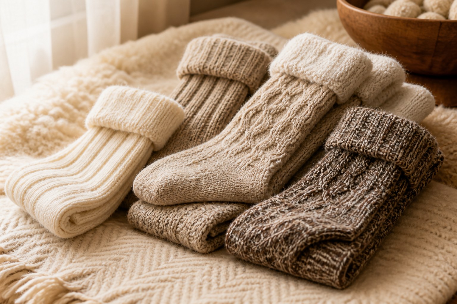 Wool socks